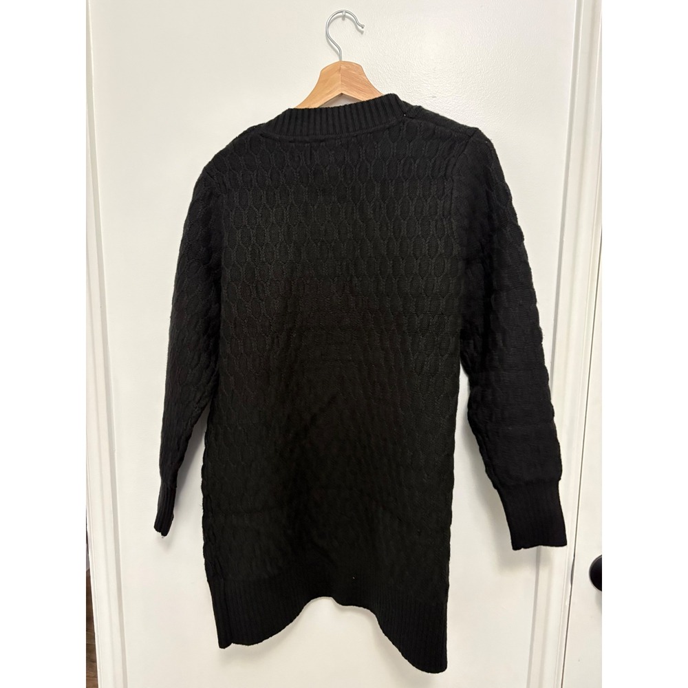 NWT Fatface Hannah Longline Knitted Cardigan – Black – Size US 6 - Picture 7 of 7